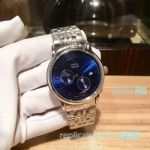 Copy Omega De Ville Automatic Blue Moonphase Dial Watch 40mm
